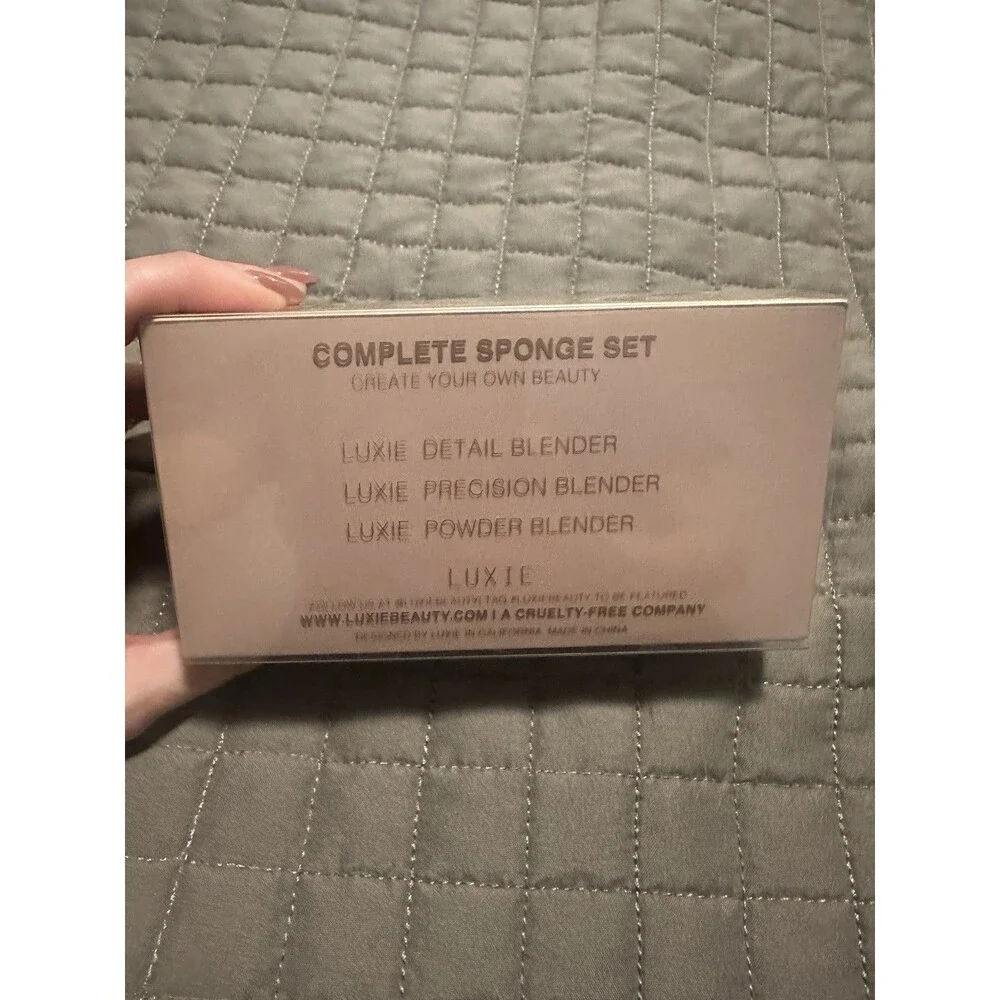 Luxie Complete Sponge Set 3 Pack ~ Bake Contour Detail ~ Brand New In Box!